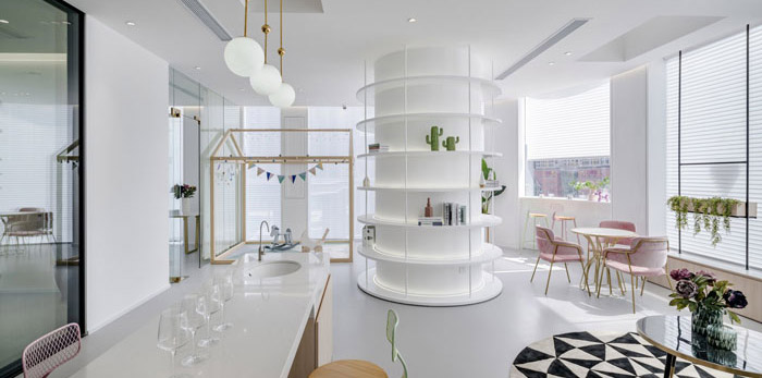 美容機構(gòu)辦公室裝修設(shè)計效果圖