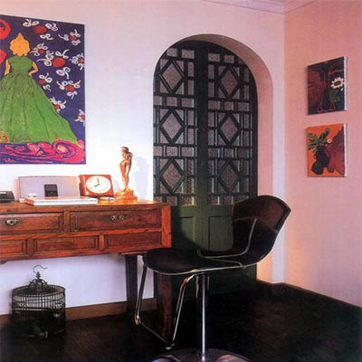 油畫(huà)婚房的效果圖