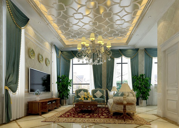 新古典裝修設計風格特色效果圖