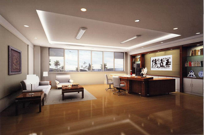 總經(jīng)理辦公室設(shè)計(jì)：突出大氣，有文化和穩(wěn)重