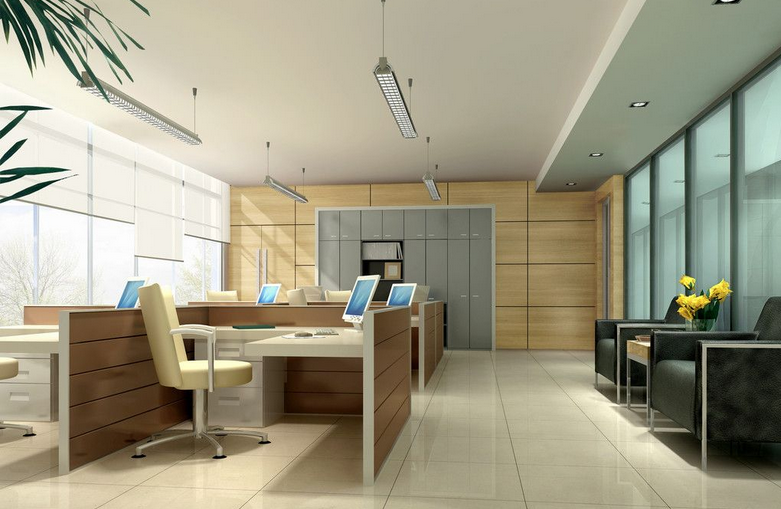 辦公室行政部門(mén)效果圖