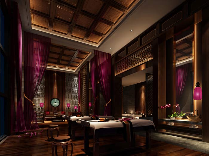 杭州spa會(huì)所按摩區(qū)域軟裝設(shè)計(jì)案例效果圖