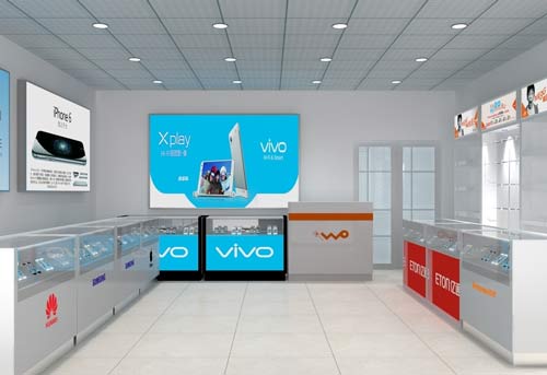 手機店燈光裝修設(shè)計效果圖