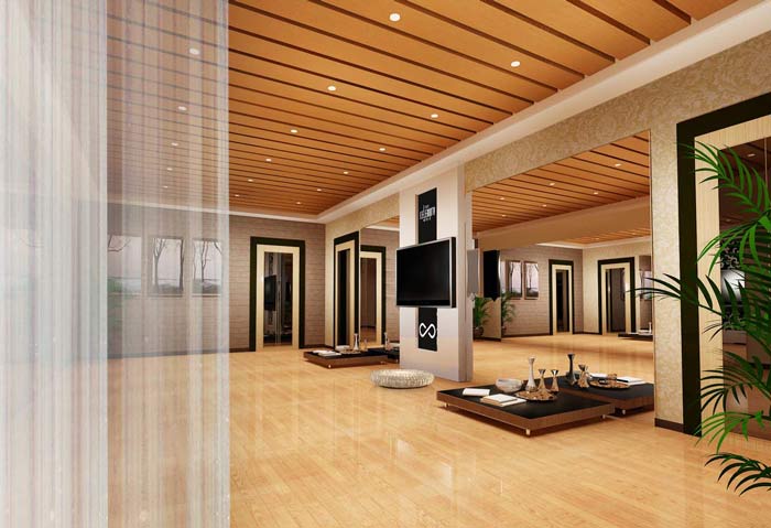 時尚養(yǎng)生館會所飲酒區(qū)域裝修設(shè)計案例效果圖