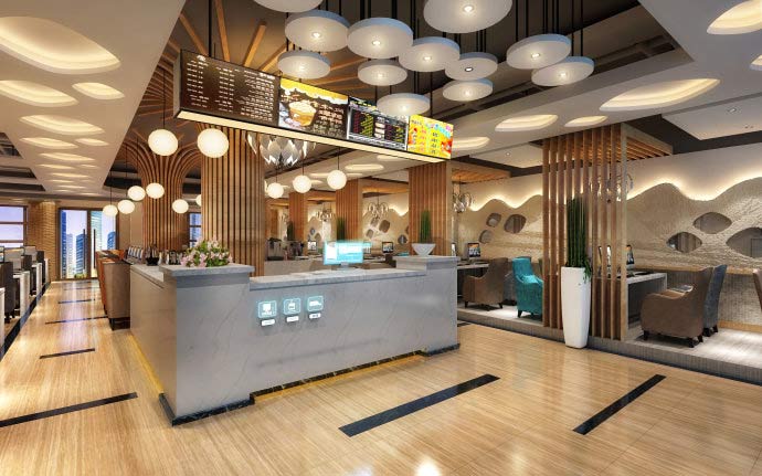 網咖休息區(qū)域