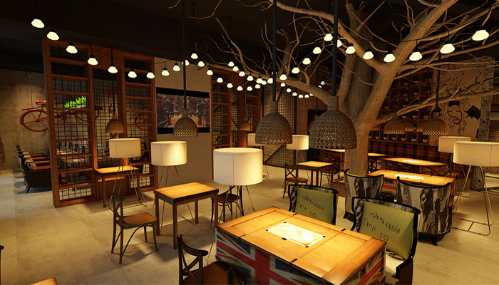 月軒網(wǎng)咖前臺裝修設(shè)計(jì)效果圖