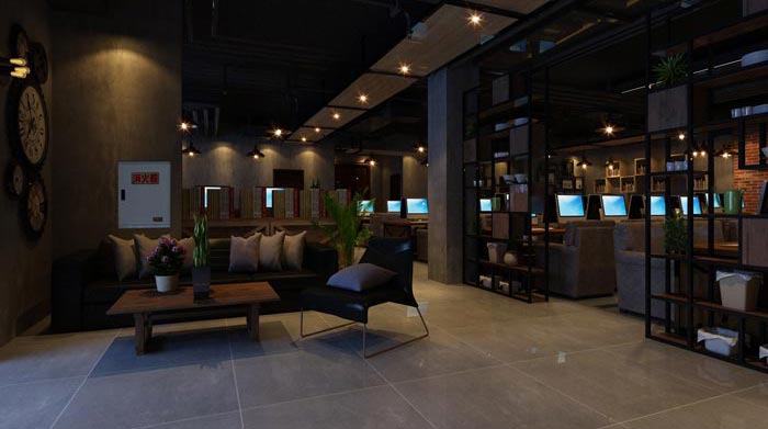 網(wǎng)咖裝修設計案例