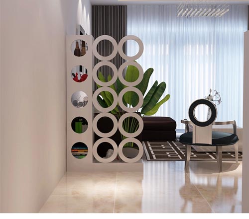 辦公室玄關屏風擺放