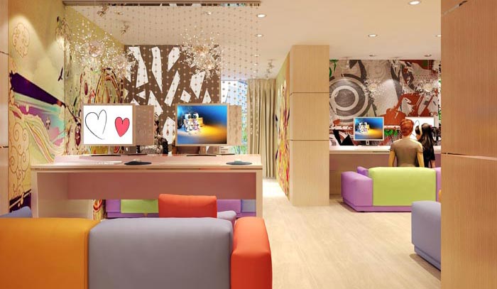 現(xiàn)代簡約風(fēng)格網(wǎng)咖裝修設(shè)計(jì)案例