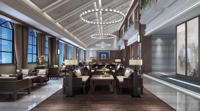 混搭風(fēng)格茶樓茶室裝修設(shè)計案例