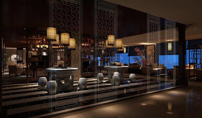 商務(wù)茶樓茶室裝修設(shè)計案例