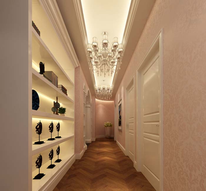 溫馨、浪漫美容院走廊裝修設(shè)計(jì)案例效果圖