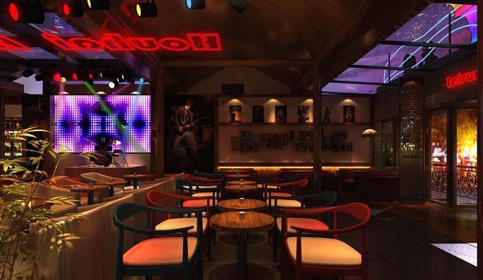 情侶、商務(wù)、聚餐、休閑酒吧前臺裝修設(shè)計案例效果圖