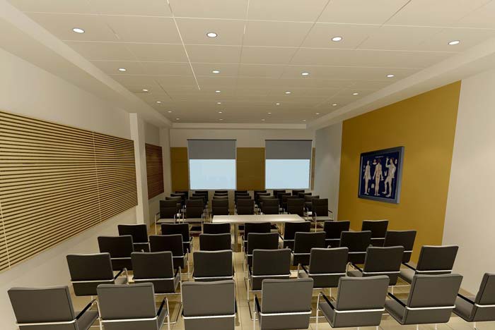 3000平米人民醫(yī)院會議室裝修設(shè)計(jì)案例效果圖