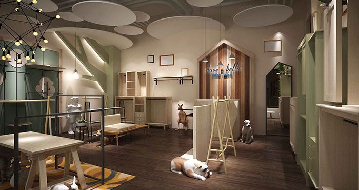 個性童裝專賣店裝修設(shè)計(jì)案例