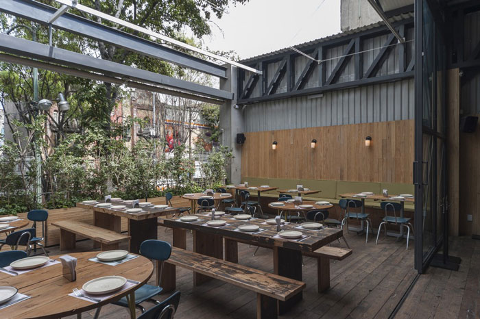 餐廳室外餐桌設(shè)計(jì)方案效果圖