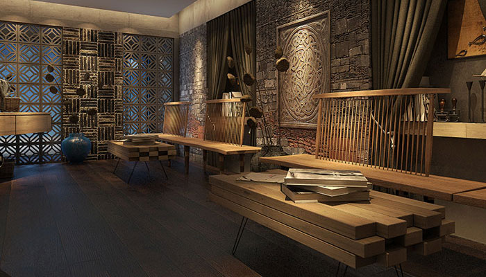 時而驚奇、時而陶醉的烤魚店裝修設(shè)計方案