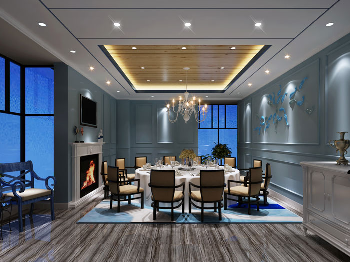 異域風(fēng)格的餐廳前臺裝修設(shè)計(jì)方案效果圖