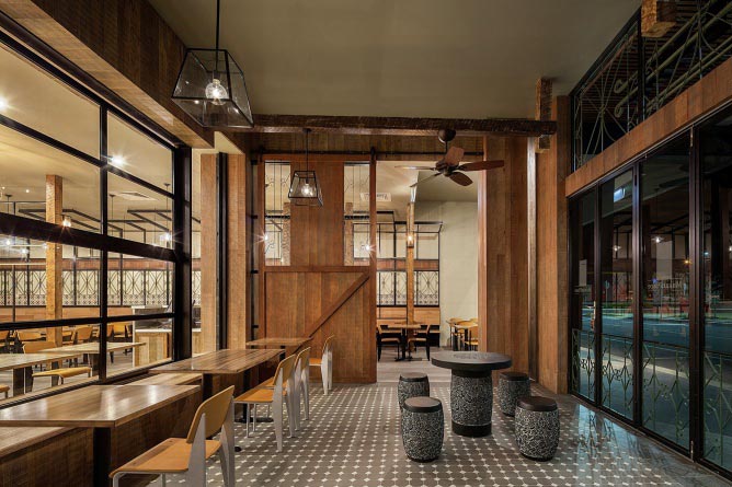 歷史、文化傳統(tǒng)氛圍下1200平方餐廳過道設計方案效果圖