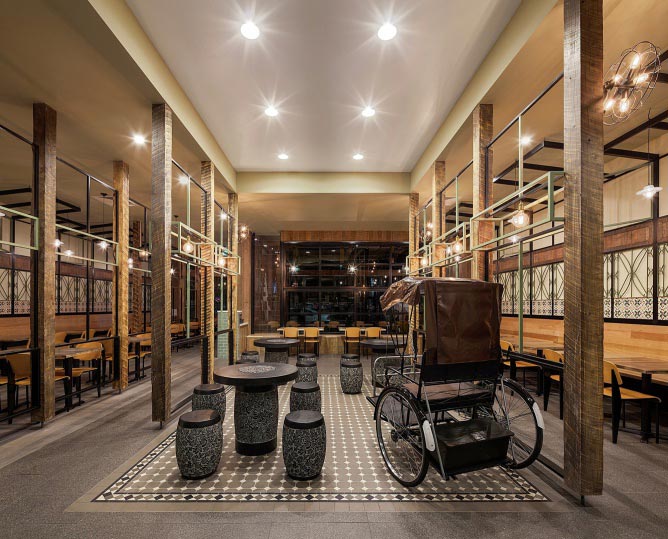 歷史、文化傳統(tǒng)氛圍下1200平方餐廳設計方案效果圖