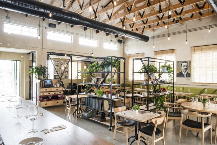 文獻主題餐廳前臺裝修設(shè)計效果圖