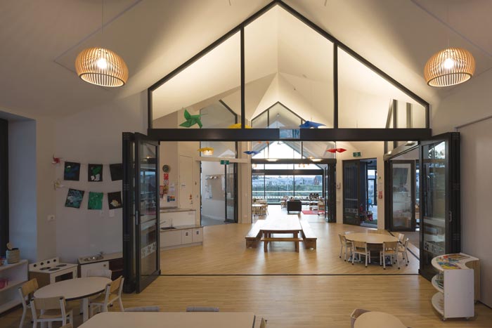 早期兒童服務中心內門裝修設計案例效果圖