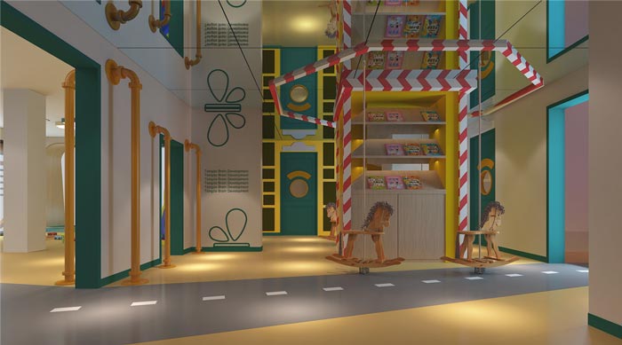 早教中心動(dòng)線(xiàn)裝修設(shè)計(jì)案例效果圖