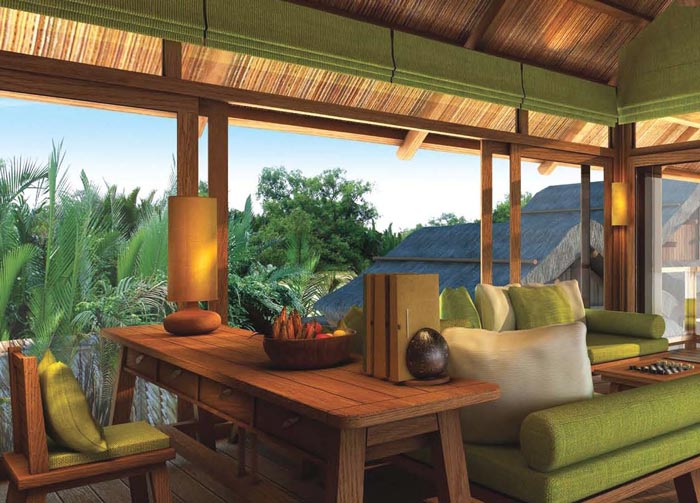 私人度假酒店休息區(qū)域裝修設計案例效果圖