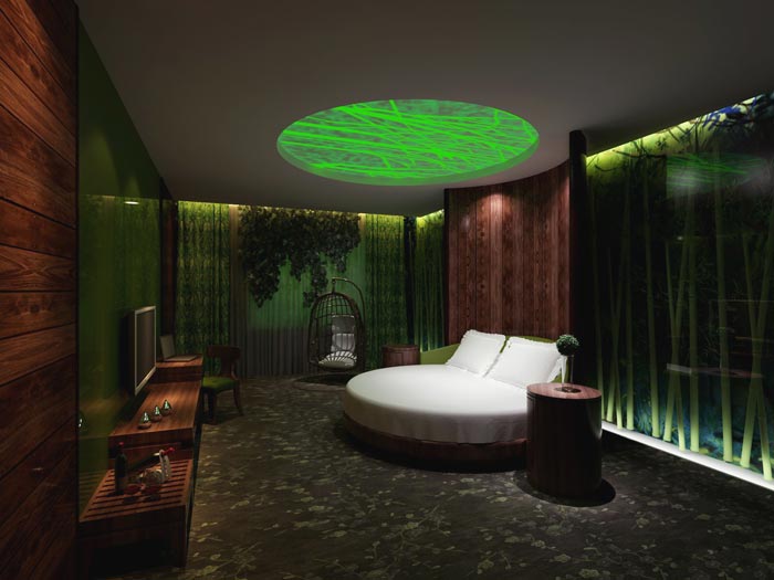 情人酒店生態(tài)客房裝修設計案例效果圖