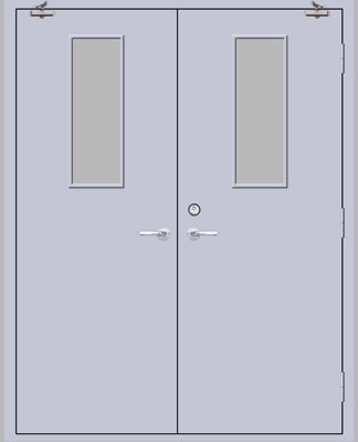 防火門(mén)效果圖