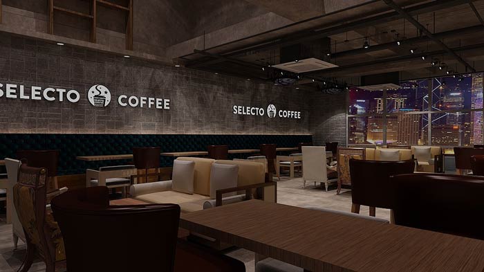 咖啡館裝飾設(shè)計效果圖