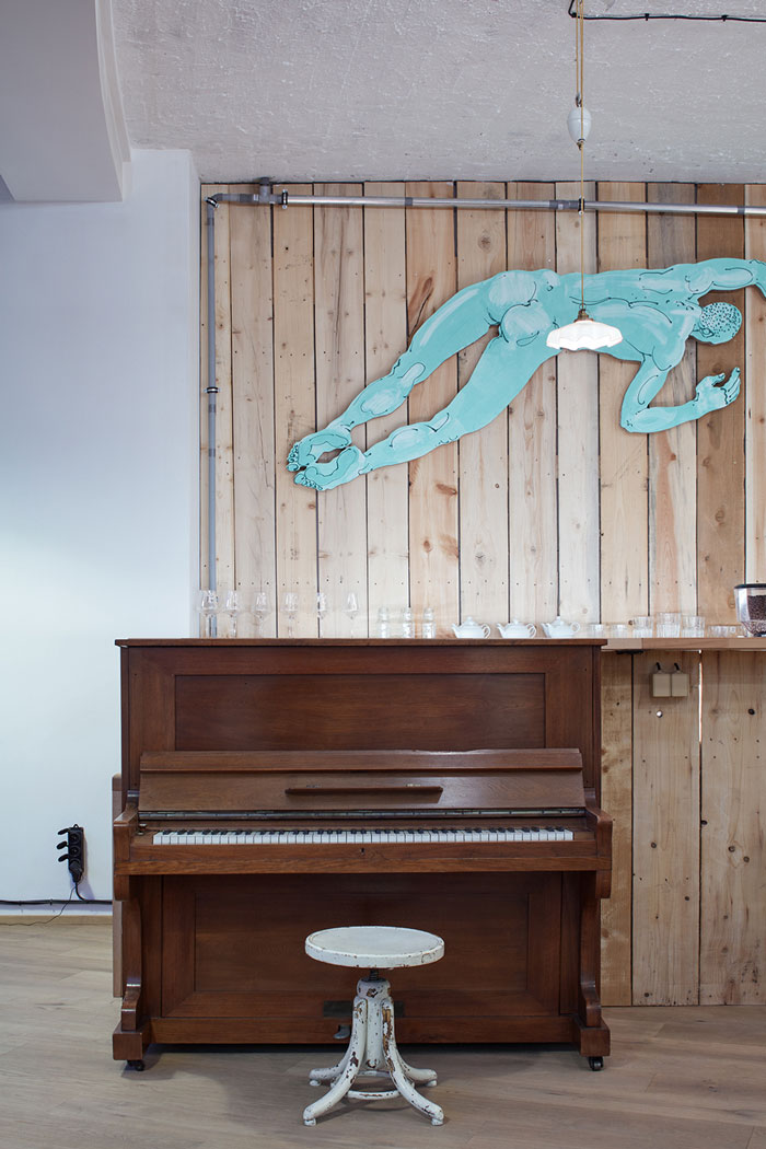 工廠辦公室吧臺(tái)效果圖