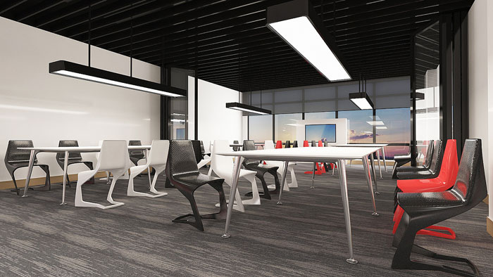 寵物公司辦公室會議區(qū)裝修設計效果圖