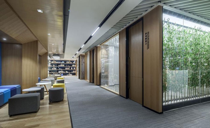 杭州辦公樓過道裝修設(shè)計(jì)效果圖