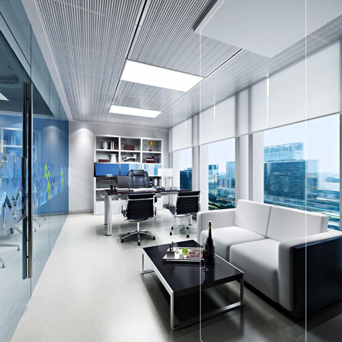 杭州余杭區(qū)臨平總經理辦公室裝修設計效果圖