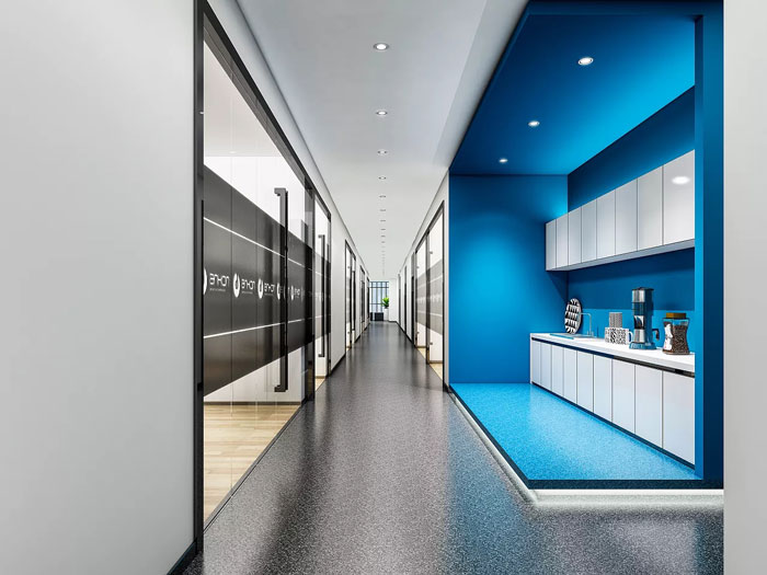 醫(yī)藥辦公室過道裝修設(shè)計(jì)效果圖