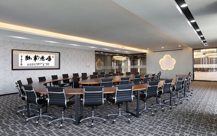 機(jī)電公司辦公室會(huì)議室裝修設(shè)計(jì)實(shí)景圖