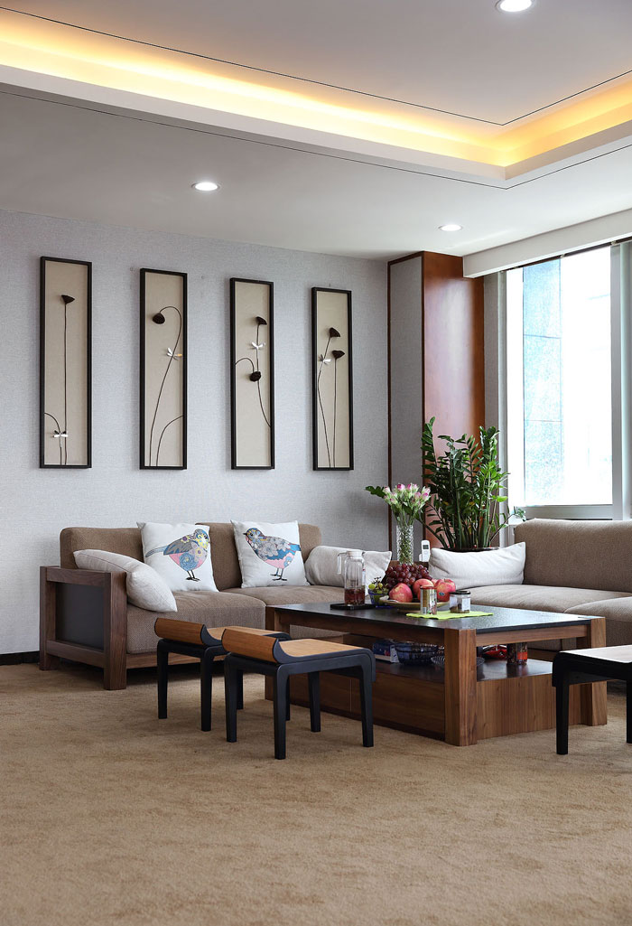 機(jī)電公司董事長(zhǎng)辦公室裝修設(shè)計(jì)實(shí)景圖