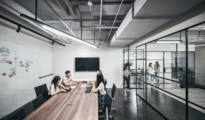 科技公司辦公室會議室裝修設(shè)計(jì)效果圖