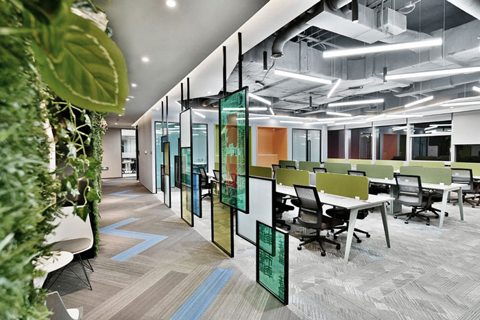 聯(lián)合辦公大樓辦公區(qū)裝修設計效果圖