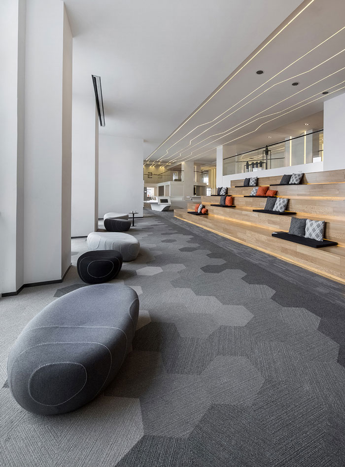 智慧辦公室接待、休息區(qū)裝修設(shè)計效果圖