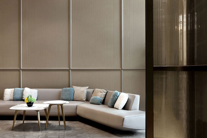 藥業(yè)公司辦公室接待區(qū)裝修設計效果圖