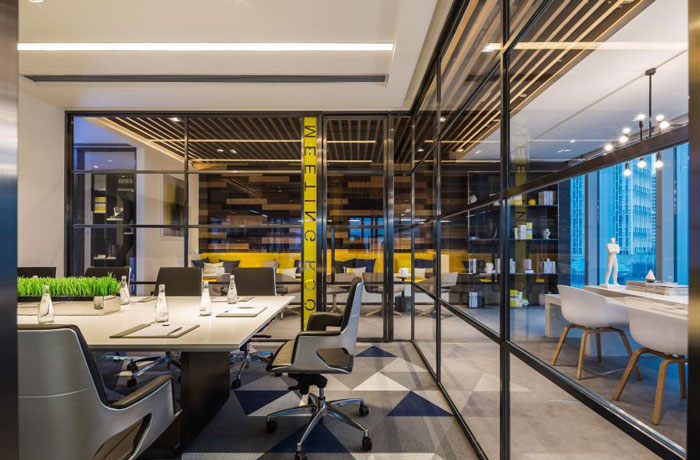 杭州800平方辦公室會(huì)議室裝修設(shè)計(jì)效果圖