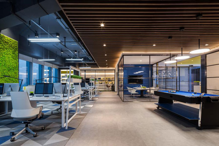 杭州800平方辦公室辦公區(qū)裝修設(shè)計(jì)效果圖