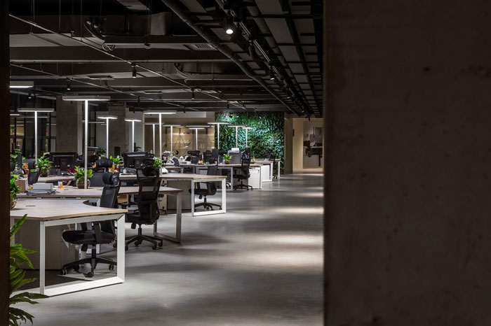 智能辦公室裝修設計效果圖