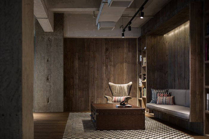 智能辦公室交流區(qū)裝修設計效果圖