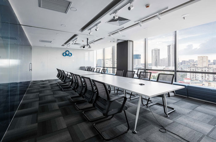 通訊科技公司辦公室會議室裝修設(shè)計(jì)效果圖