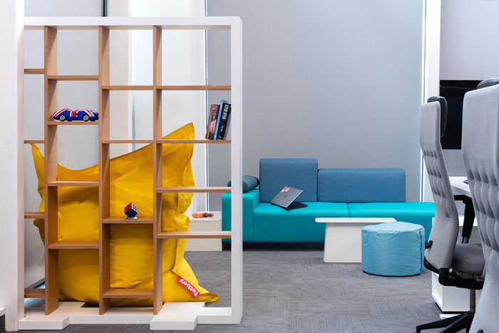 1100平方辦公室獨立辦公區(qū)裝修設計效果圖