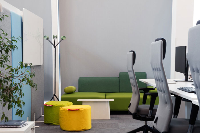 1100平方辦公室交流區(qū)裝修設計效果圖