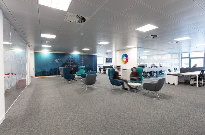 1200平方辦公室洽談區(qū)裝修設計效果圖